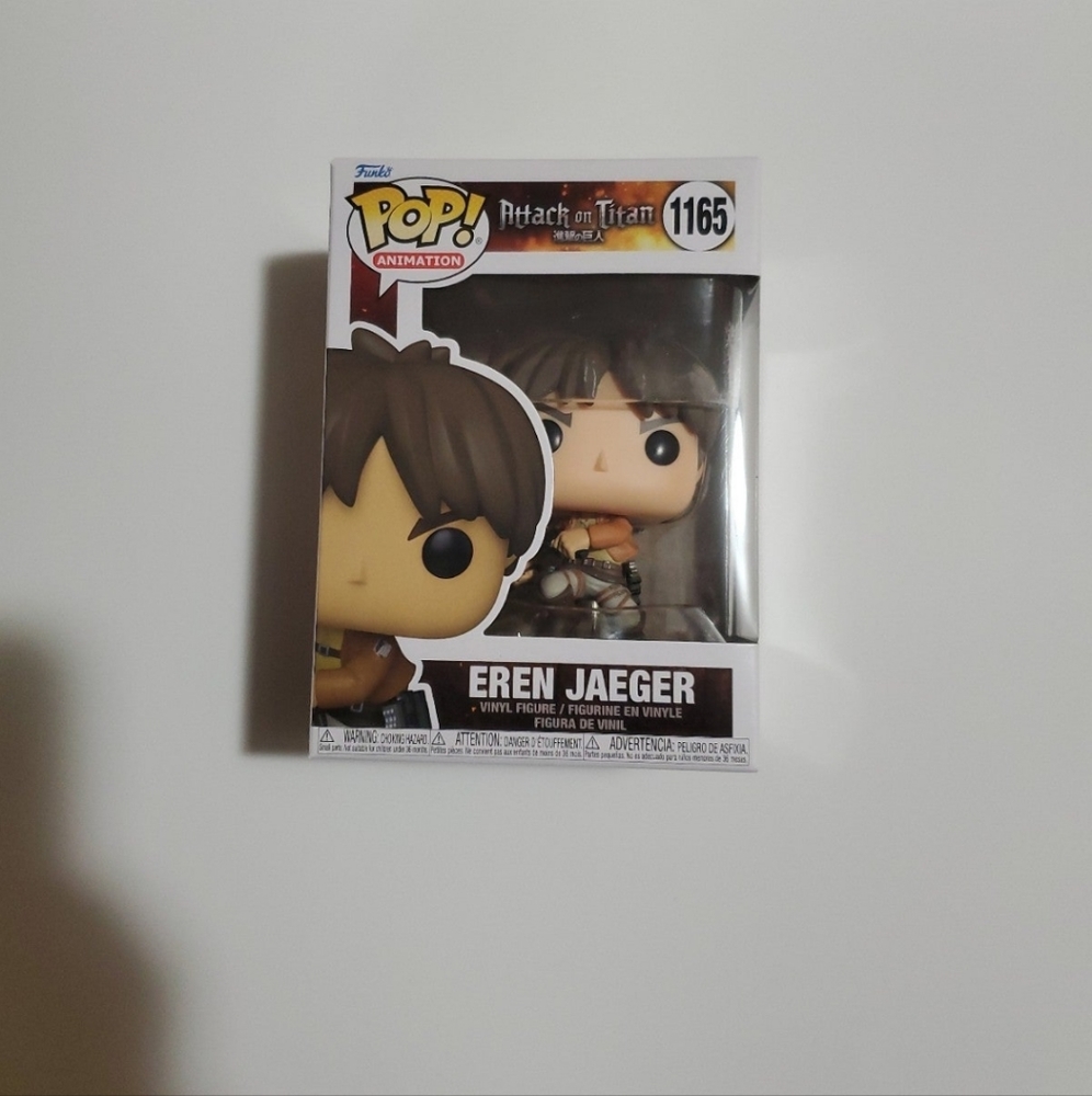 Funko Pop Anime Attack on Titan Eren Jaeger / Yeager Vinyl Figure # 1165